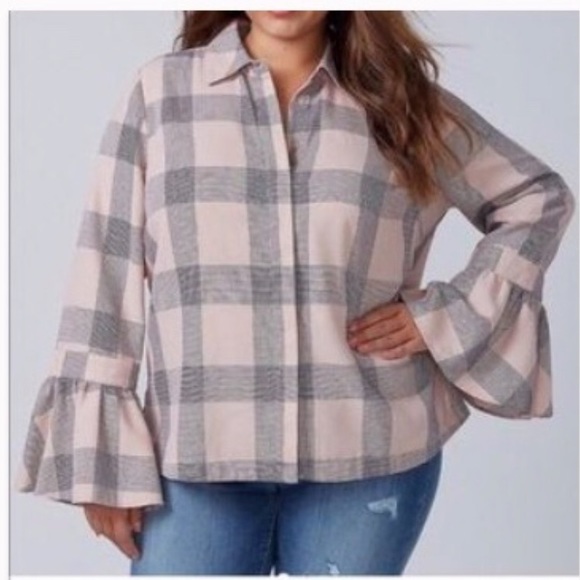 Lane Bryant Buffalo print top (NWOT) - Picture 8 of 8